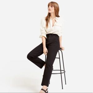 Everlane Straight-Leg Pant Black